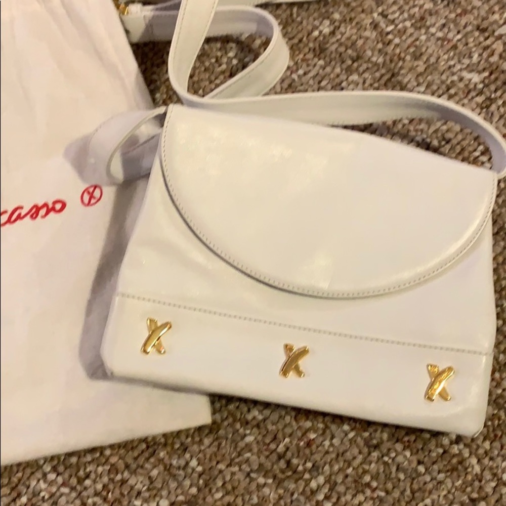 Paloma Picasso white purse